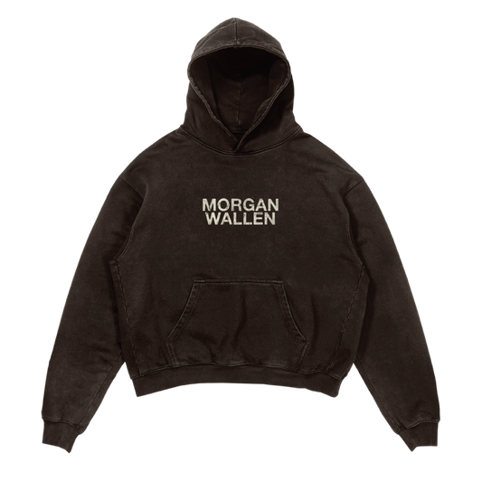 Live Photo Brown Hoodie